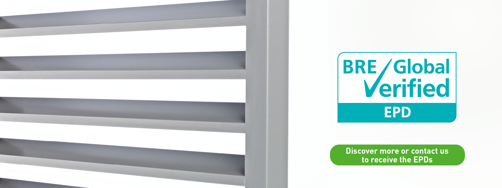 Verified and validated EPDs DucoSlide LuxFrame louvres