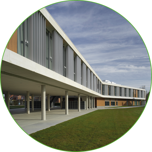 Projet Pegasus avec brise-soleil DucoSun Ellips