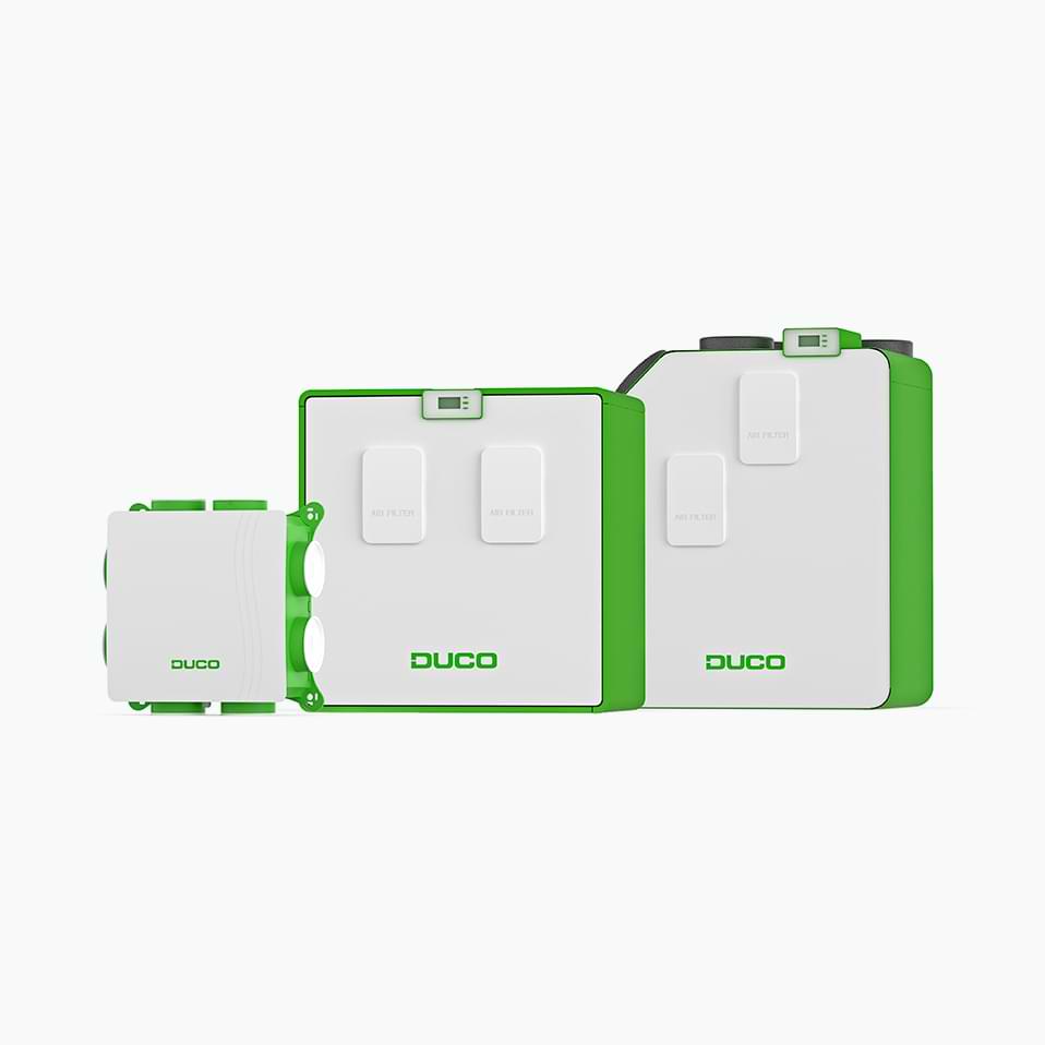 Collection of DucoBox ventilation units