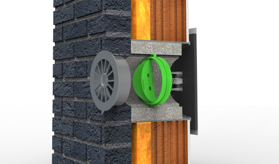 Silenzio through-wall ventilation