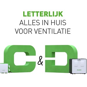 LETTERLIJK alles in huis voor ventilatie
