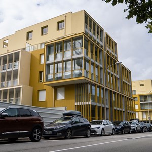 A playful and creative look for the Blue Dock building in Vannes