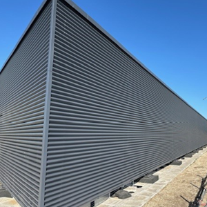 Welcome Building, Bristol - Installation of DucoWall Screening 70 louvre-wall system
