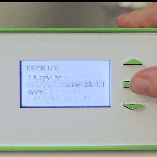 How to read error codes and error messages of a DucoBox?